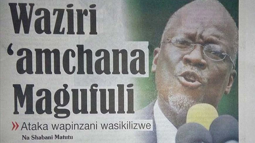 Raia Mwema, Gazeti lafungiwa