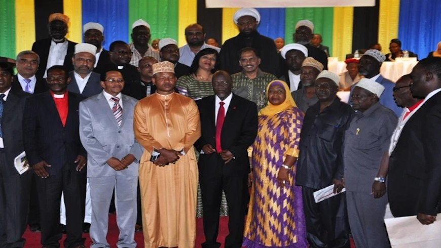 Rais Magufuli na viongozi wa dini