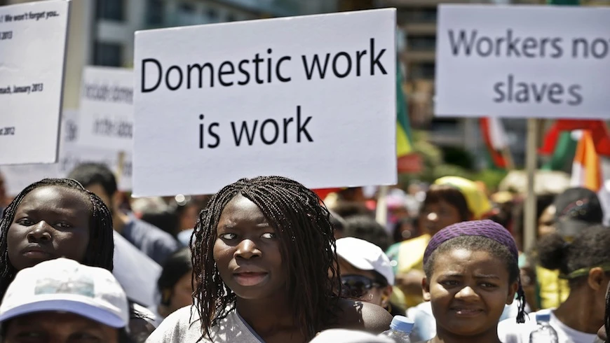 Domestic workers from Kenya